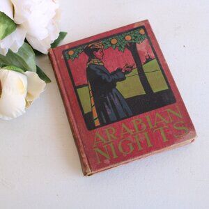 Vintage Antique 1890s Book, "Arabian Nights"  Henry Altemus, Illustrated